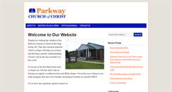 Desktop Screenshot of parkwaychurchofchrist.com